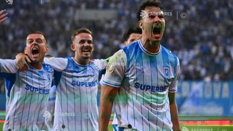 Fotbal: Universitatea Craiova a învins-o pe Farul Constanța (2-0) în Superligă