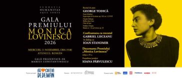 Gala Premiului ”Monica Lovinescu” 2026; scriitorul Mircea Mihăieș și istoricul Alina Pavelescu – printre nominalizați
