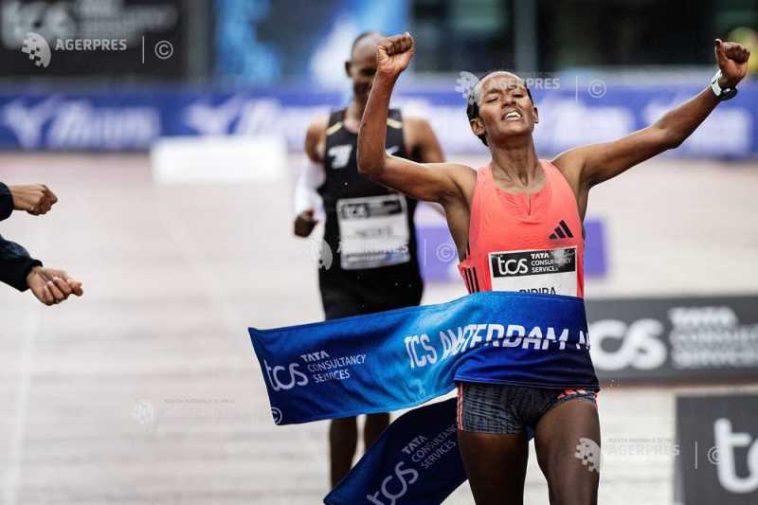 Atletism: Sportivii etiopieni au dominat maratonul de la Amsterdam