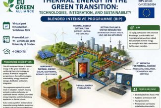 Bihor: Studenți din șase țări europene, la Universitatea din Oradea, pentru energia verde