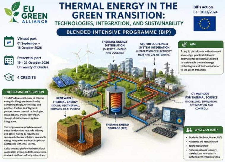 Bihor: Studenți din șase țări europene, la Universitatea din Oradea, pentru energia verde
