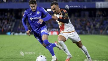 Fotbal: Remiză între Getafe și Rayo Vallecano (1-1), în campionatul Spaniei
