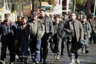 Hunedoara: Protest spontan al minerilor de la exploatarea de cărbune Vulcan