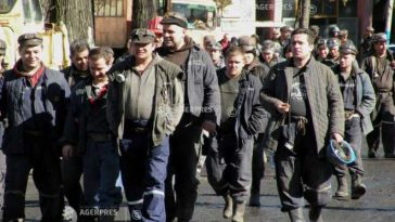 Hunedoara: Protest spontan al minerilor de la exploatarea de cărbune Vulcan