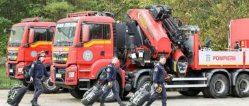 IGSU: A început exercițiul de evaluare a unei echipe românești de căutare-salvare urbană