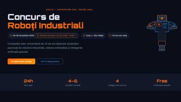 Galați: Studenți din toată țara, invitați de Universitatea ‘Dunărea de Jos’ la un maraton de robotică de 24 de ore