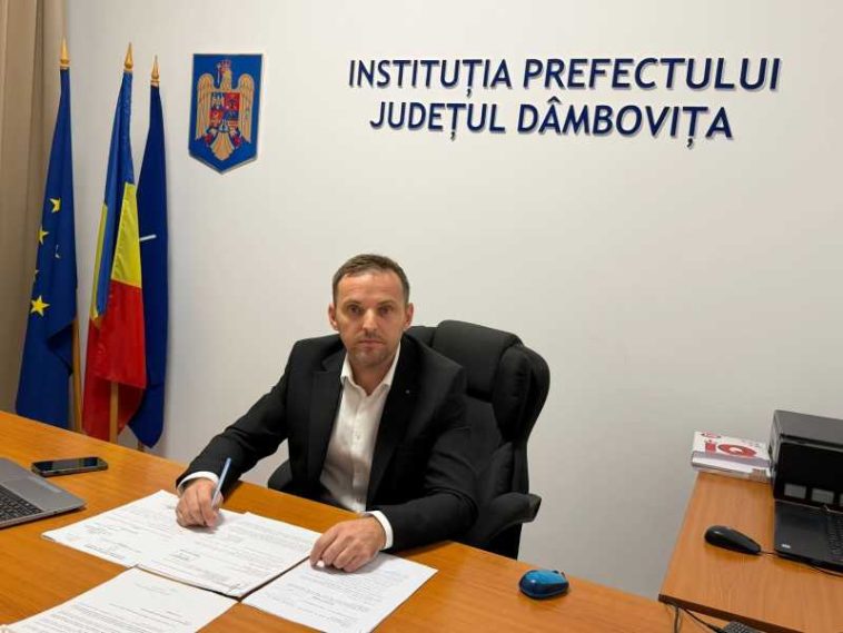 Dâmbovița: Prefectul Marius Calomfirescu (USR) și-a anunțat demisia din funcție