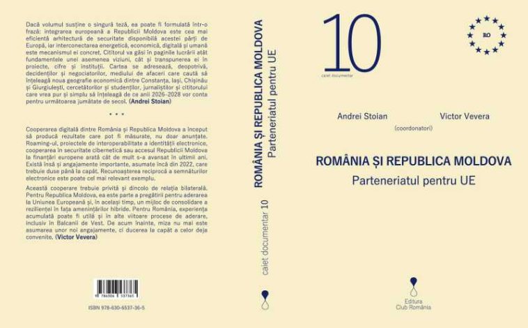 Volumul ‘România și Republica Moldova. Parteneriatul pentru UE’ – lansat joi la Biblioteca Centrală Universitară