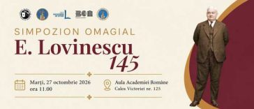 Simpozionul omagial ‘E. Lovinescu 145’ – săptămâna viitoare, la Academie