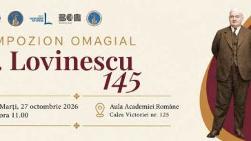 Simpozionul omagial ‘E. Lovinescu 145’ – săptămâna viitoare, la Academie