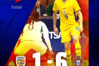 Futsal: România, învinsă de Portugalia cu 6-1, în preliminariile CM 2028