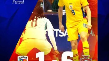 Futsal: România, învinsă de Portugalia cu 6-1, în preliminariile CM 2028