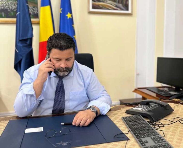 Ministrul Neculăescu, convorbiri în prima zi de mandat cu parteneri și aliați europeni