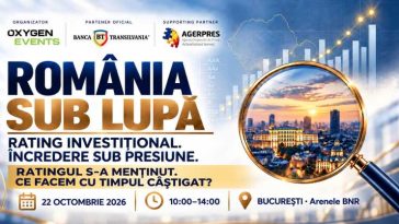 Conferința ”România sub lupă”, dedicată provocărilor economiei românești, organizată joi, la Arenele BNR