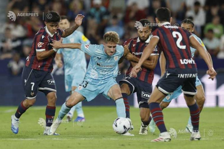 Fotbal: Levante a învins-o pe Athletic Bilbao (3-1) în campionatul Spaniei