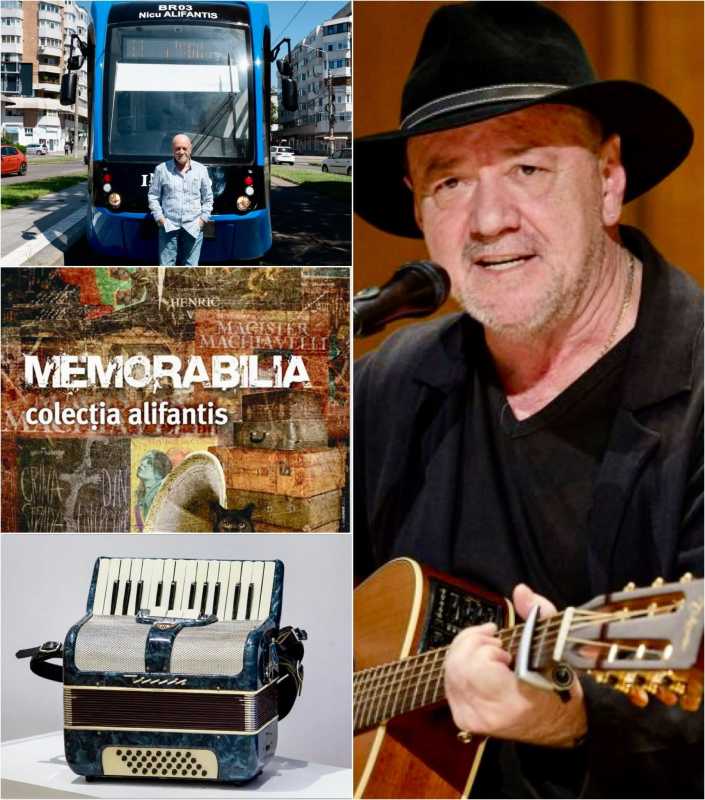 Brăila: Nicu Alifantis donează orașului natal primul său instrument muzical, un acordeon primit în 1961