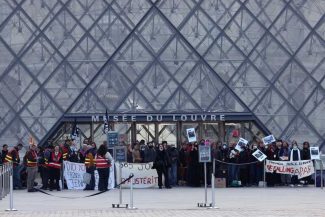 Manifestații în Franța / Mai multe muzee importante din Paris, printre care Luvru, închise sâmbătă