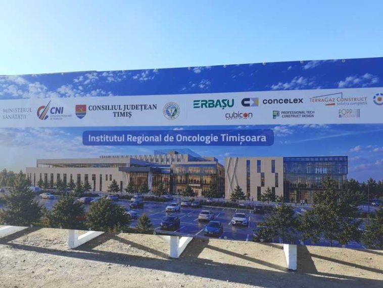 Timiș: Viitorul Institut Regional Oncologic a primit ordinul de începere; va fi gata în 36 de luni