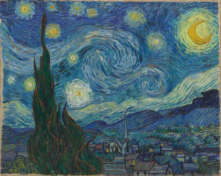 Tabloul ‘Noaptea înstelată’ de Van Gogh reprezintă cerul așa cum arăta la 22 iulie 1889 (studiu)