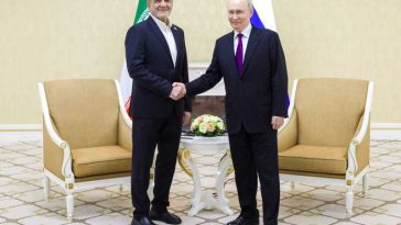 Președintele iranian Masoud Pezeshkian se va întâlni cu Vladimir Putin marți la Moscova (media)