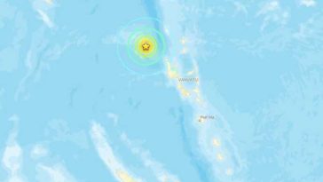 Vanuatu/ Dublu seism, cu magnitudinea 6,9, respectiv 6,3