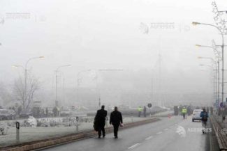 Cod galben de ceață densă în zone din toată țara, în orele următoare