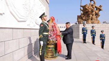 Kim Jong Un a efectuat o deplasare de o zi în China, pentru o vizită la un memorial de război