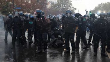 Manifestație la Paris: 142 de rețineri, anunță poliția