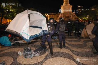Portugalia: Poliția a evacuat din nou taberele activiștilor pentru locuințe