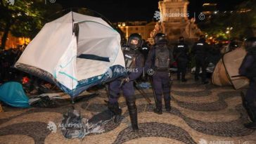 Portugalia: Poliția a evacuat din nou taberele activiștilor pentru locuințe