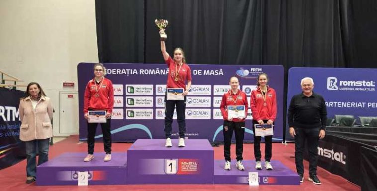 Tenis de masă: Elena Zaharia și Alin Spelbuș au câștigat Cupa României