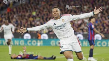 Fotbal: Kylian Mbappe a ajuns la cota 100 de goluri în tricoul lui Real Madrid