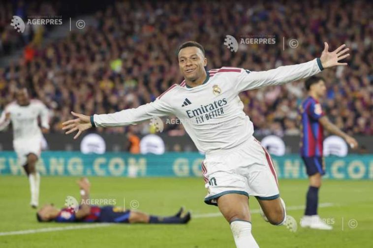 Fotbal: Kylian Mbappe a ajuns la cota 100 de goluri în tricoul lui Real Madrid