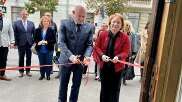 Brăila: Ambasadoarea Republicii Albania a inaugurat Centrul Cultural Albanez de la Dunărea de Jos