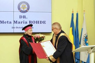 Bihor: Dr. Meta Maria Rohde, Doctor Honoris Causa al Universității din Oradea