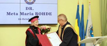 Bihor: Dr. Meta Maria Rohde, Doctor Honoris Causa al Universității din Oradea