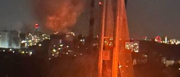 VIDEO #Ucraina: Un pod important din Kiev, lovit într-un atac rusesc (primar)