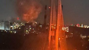 VIDEO #Ucraina: Un pod important din Kiev, lovit într-un atac rusesc (primar)