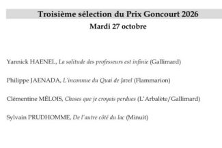Premiul Goncourt 2026: Au fost anunțați cei patru finaliști