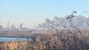 #Ucraina a atacat din nou cu drone un combinat chimic rusesc