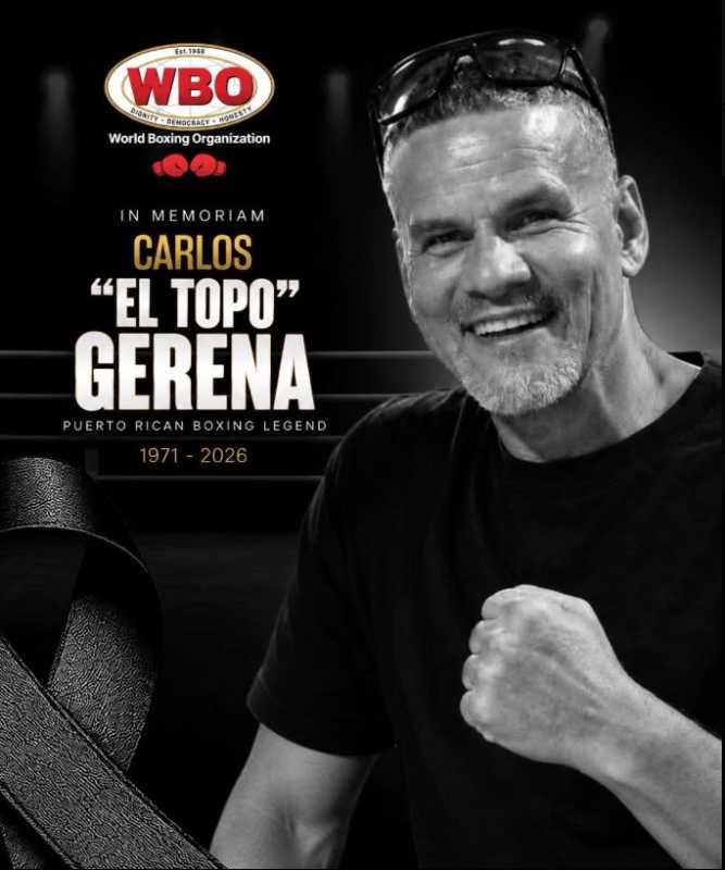 Fostul boxer portorican Carlos ‘El Topo’ Gerena a decedat după ce a fost lovit de o mașină