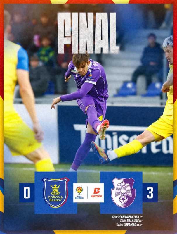 Fotbal: Victorie în deplasare pentru FC Argeș în Cupa României