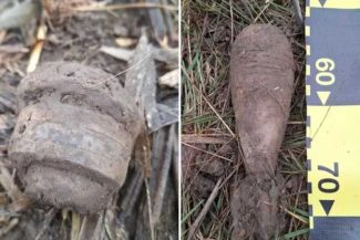 Botoșani: O bombă de aruncător, descoperită în timpul lucrărilor la șoseaua de centură