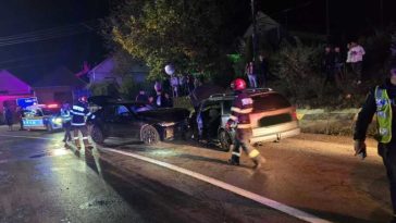 Sibiu: Cinci persoane implicate într-un accident la Șeica Mare; traficul pe DN 14, blocat total