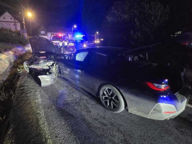 Sibiu: Doi bărbați, răniți în accidentul pe DN 14, la Șeica Mare