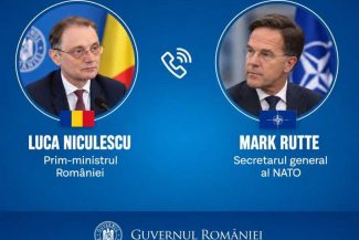 Premierul a discutat cu secretarul general al NATO despre deteriorarea situației de securitate din Marea Neagră