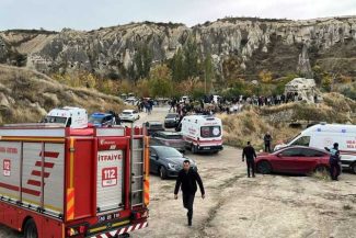 UPDATE Doi morți după o alunecare de teren produsă de ploile abundente în Capadocia, Turcia