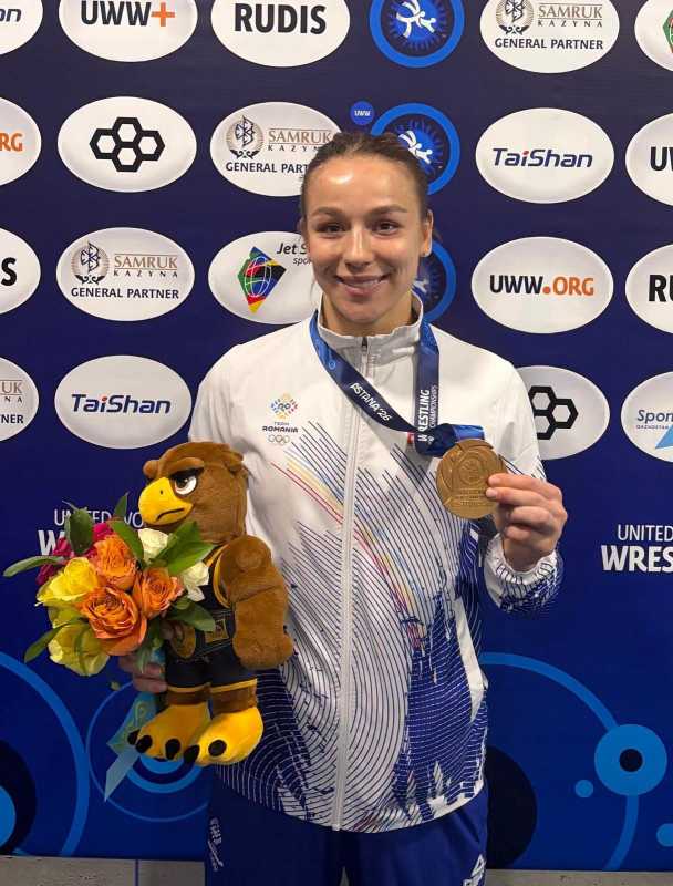 Lupte: Andreea Ana, medaliată cu bronz la Mondialele de la Astana