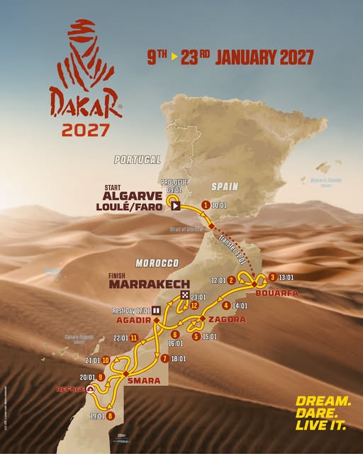 Auto-moto: Raliul Dakar 2027 se va desfășura în Portugalia și Maroc, în luna ianuarie (organizator)