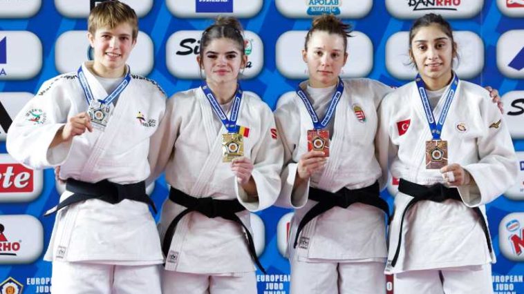 Judo: Laura Bogdan, medaliată cu aur la Europenele Under-23 de la Napoli